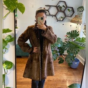 Elegant Faux Fur Coat